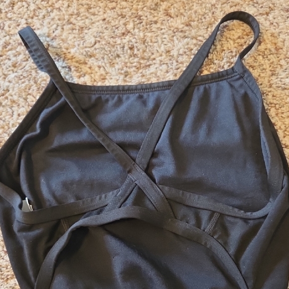 Women's Speedo Classic Black One-Piece Swimsuit Size 6/32 - Picture 7 of 8